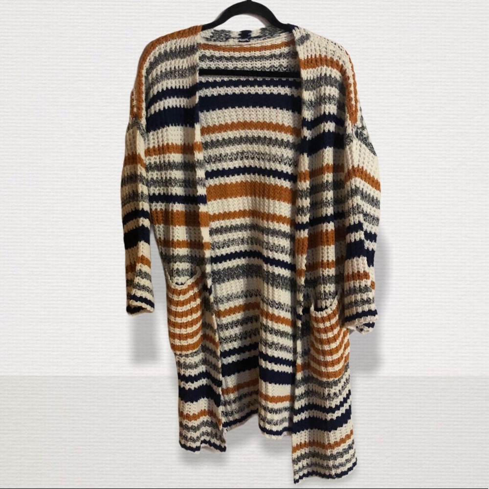 Multicolored Knit Cardigan
